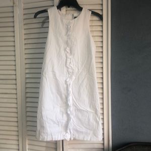 White A-line Dress